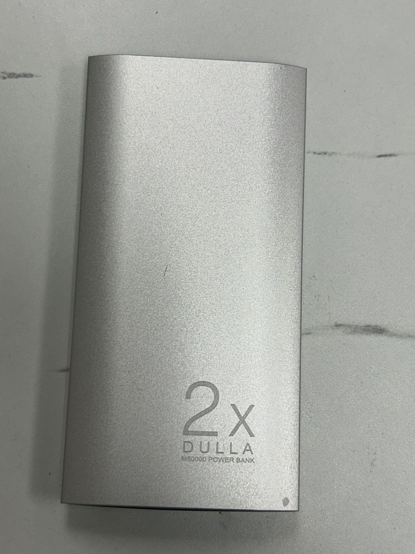 DULLA 12000mAh Portable Power Bank – Dual USB + LED Flashlight