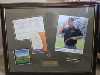 Chris DiMarco Signed Memorabilia