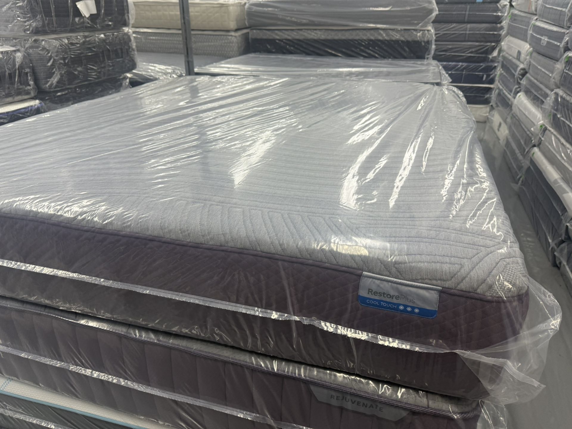 QUEEN SIZE PURPLE RESTORE PREMIER (FIRM) MATTRESS & BOX SPRING BED SET