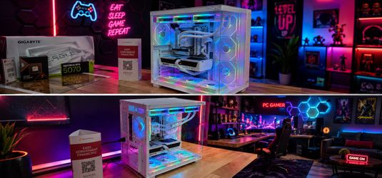 Ultra Clean White RTX 5070 Gaming PC | Flexible Financing with $0 Down Options