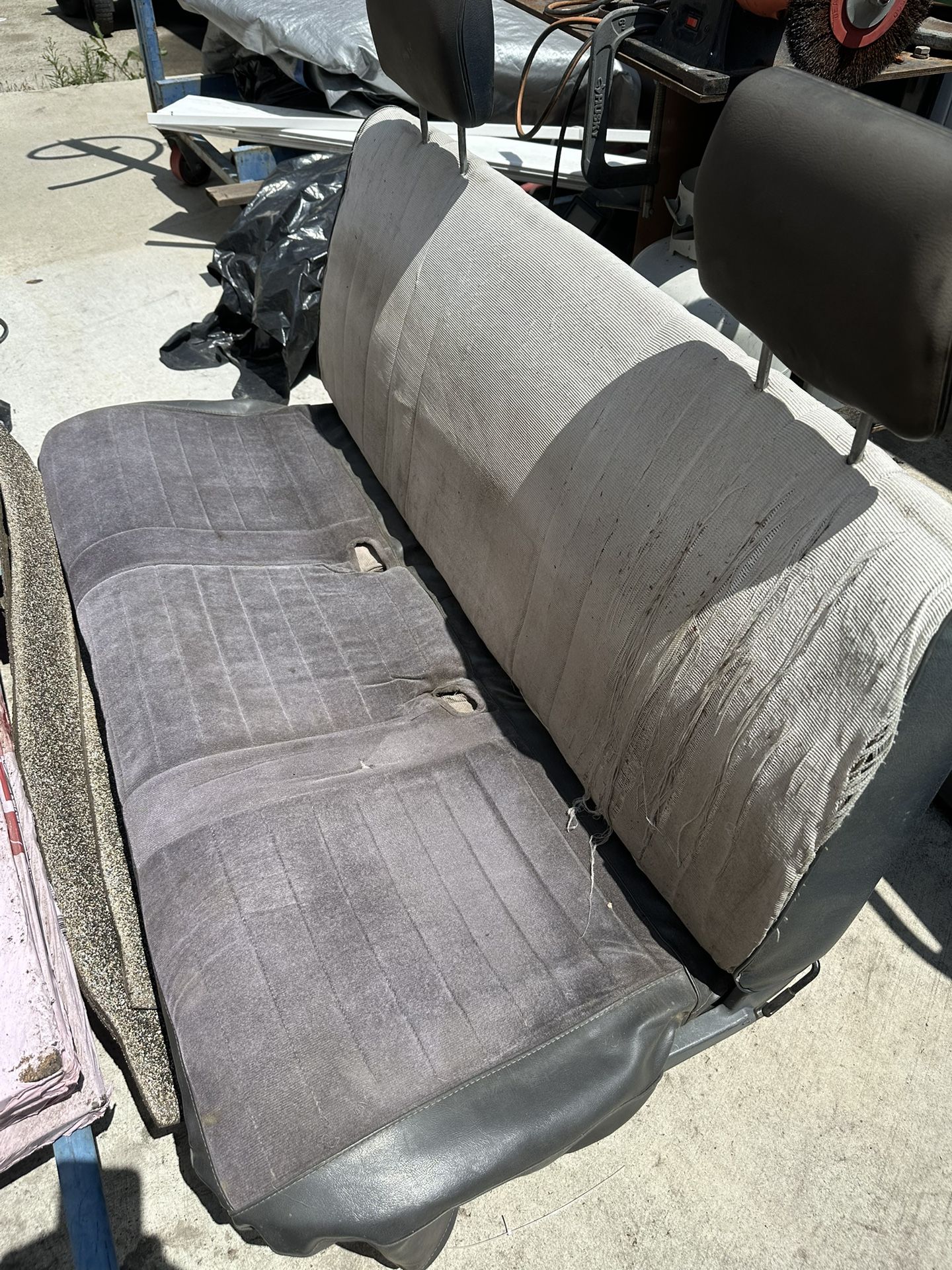 Hard Body Bench Seat Blue