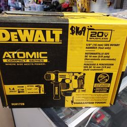 DEWALT ATOMIC 20-Volt MAX Cordless Brushless Ultra-Compact 5/8 in. SDS + Hammer Drill (Tool-Only)