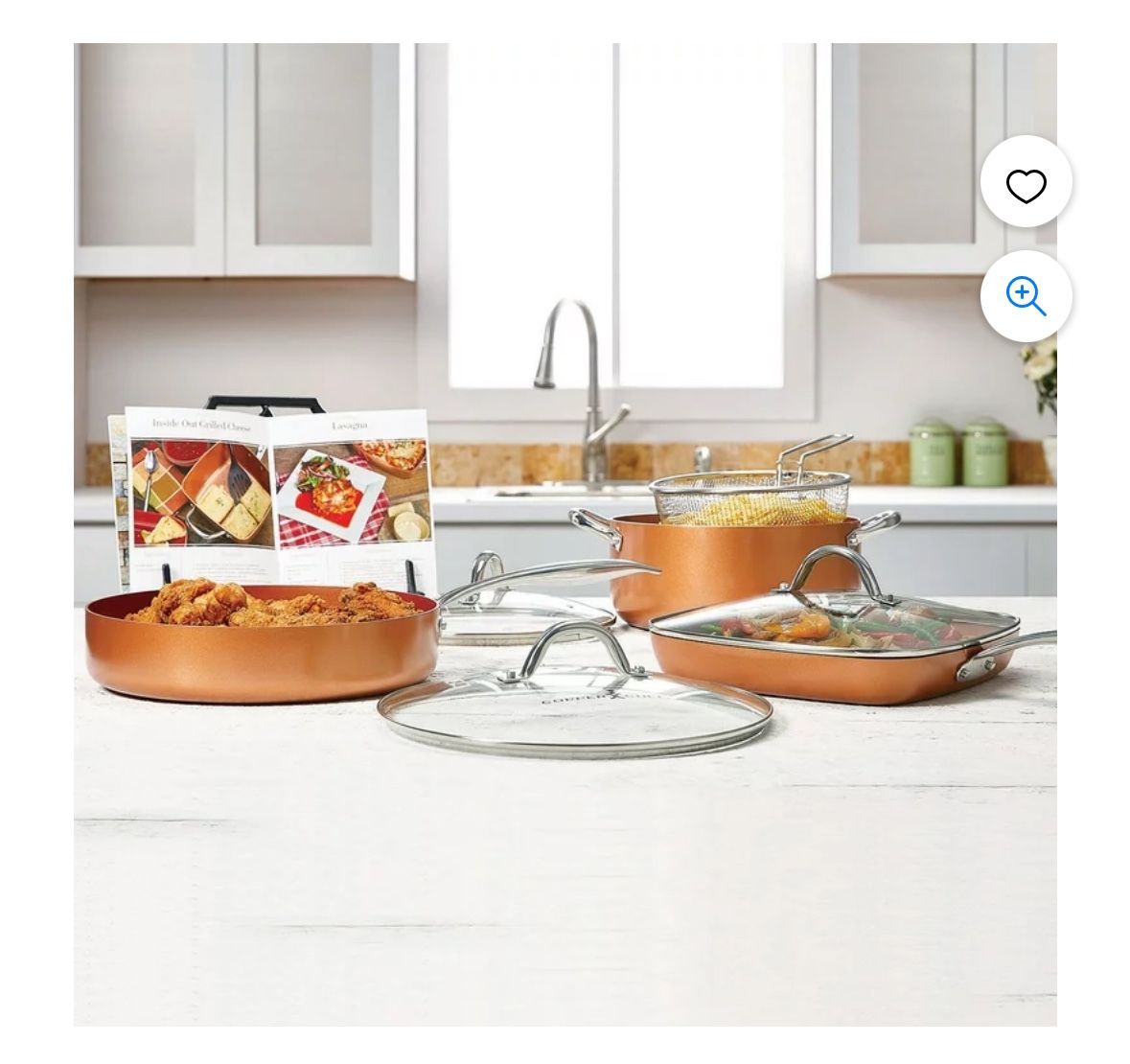 Copper Chef 8- Piece Pro Set - Never Been Open