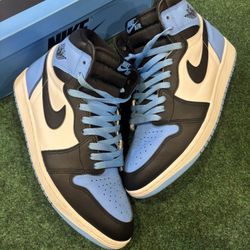 JORDAN 1 HIGH UNC TOE SIZE 10.5