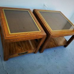 Vintage Basset Side End Tables