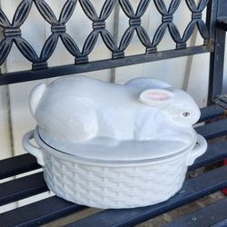 Vintage Bordallo Pinheiro Rabbit Tureen