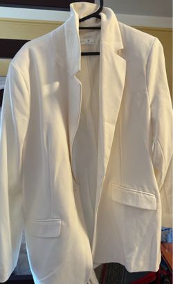 💯Primark Cares Cream Blazer Jacket - Women’s M💯