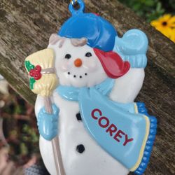 Corey Cmas Ornament 