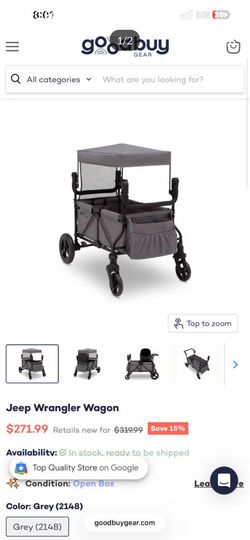 Jeep wrangler stroller wagon