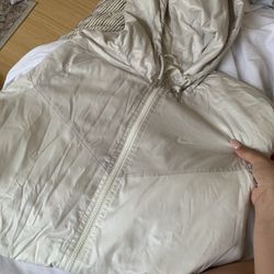 White Small Womens Nike Windbreaker