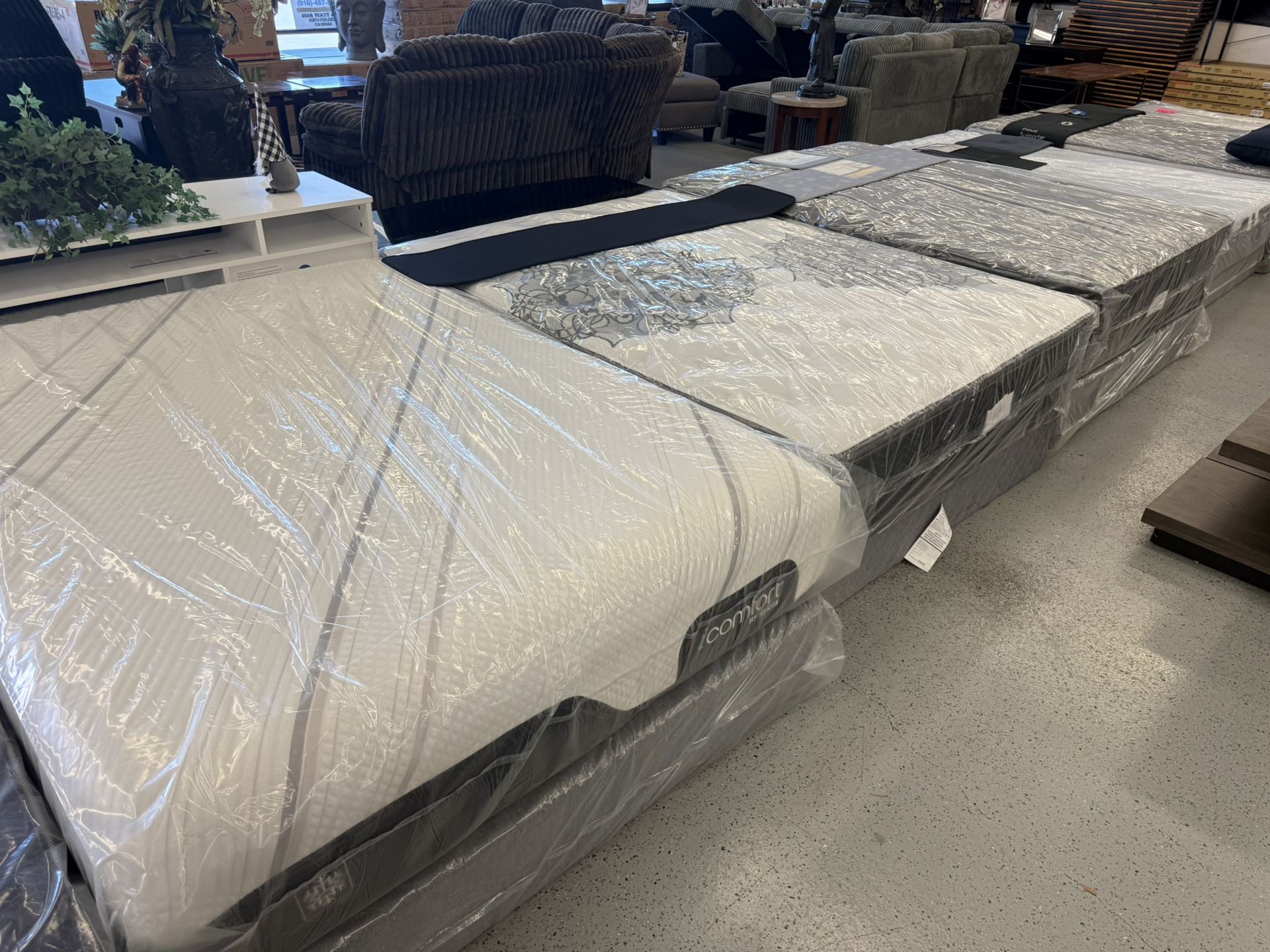 Furniture, Mattress, Box, Spring Bunk, Bed, Queen, King, Twin, Full Bed Frame