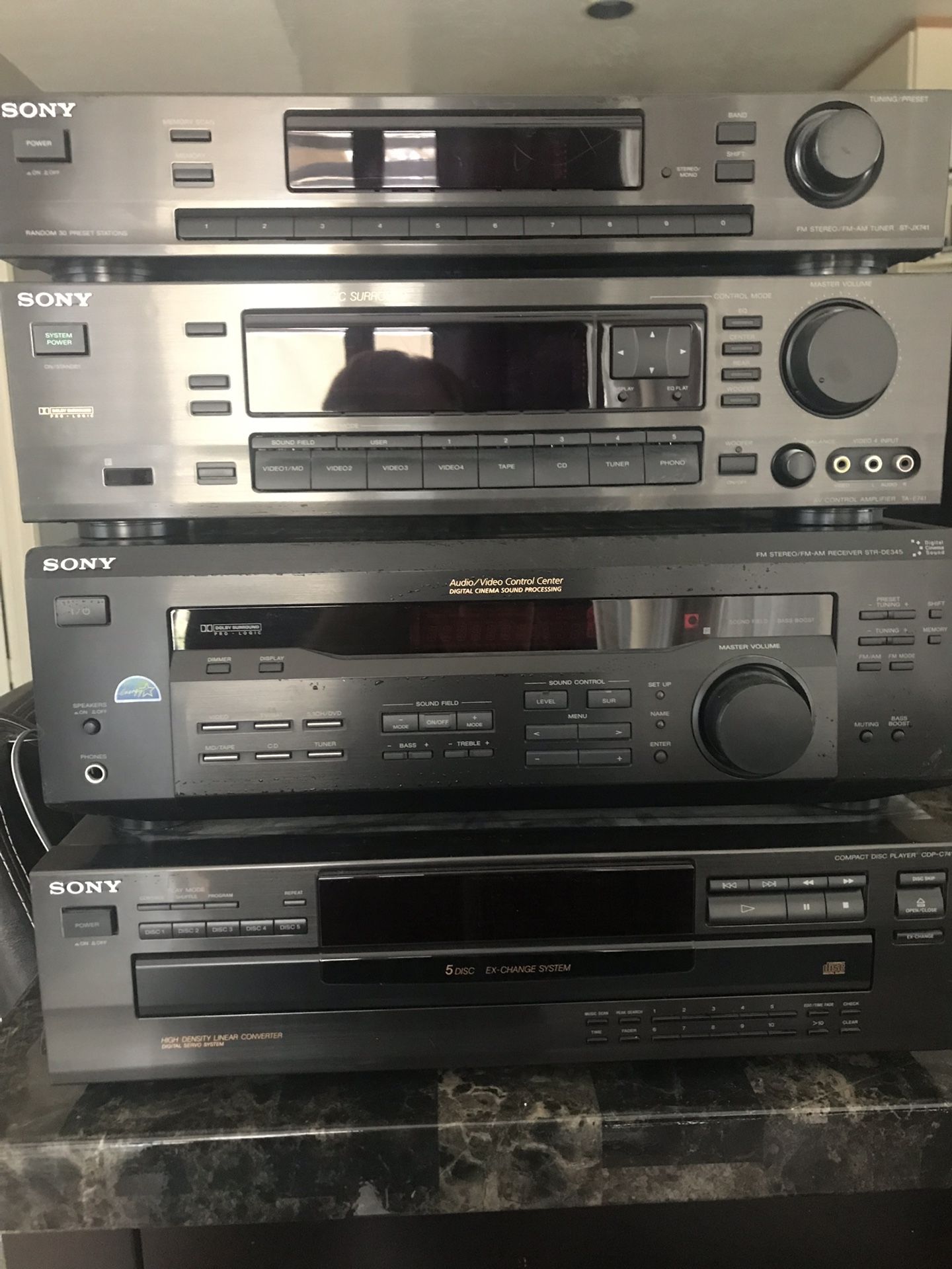 Sony rack stereo system