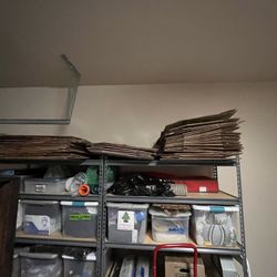 Moving Boxes And Blankets 