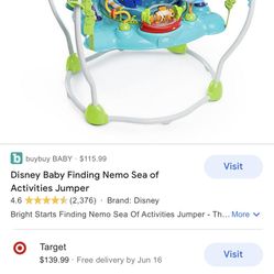 Finding Nemo Theme Baby Jumper