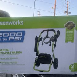 Greenworks 2000 PSI 1.2 GPM Pressure Washer (Open Frame GPW2003) GPW2003