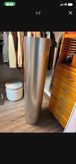 LOW PRICE MOVING- 5” FOOT TALL HVAC METAL PIPES