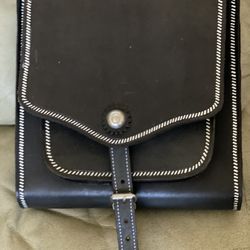 Men’s Leather Bag Custom  New  W10x11H Size 