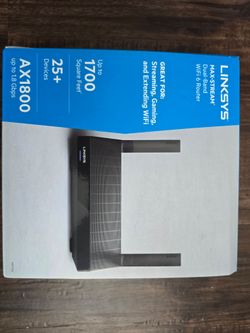 Linksys AX1800 WiFi 6 Router (MR7350) + Ethernet Cable