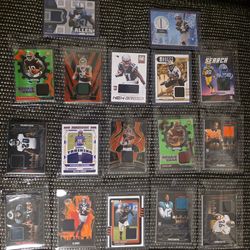 NFL & MLB Patch Cards