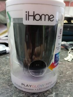 ¡Home Playglow Mini Portable Speaker + Led Color Changing