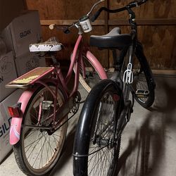 Bikes, His &Hers beach cruisers 4 both!