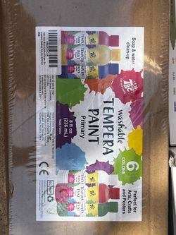 Dry erase markers , body markers, metallic chalk markers, washable paint,glue sticks