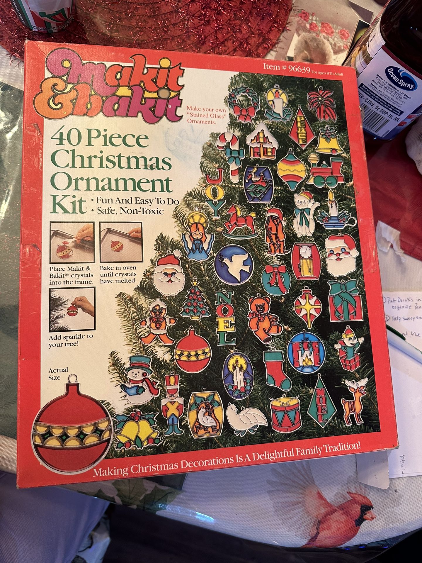 Makit & Bakit 40 piece Christmas Ornament Kit