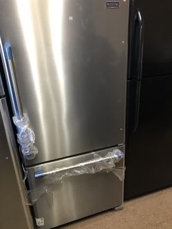 Maytag Stainless Steel Bottom Freezer Refrigerator*New*