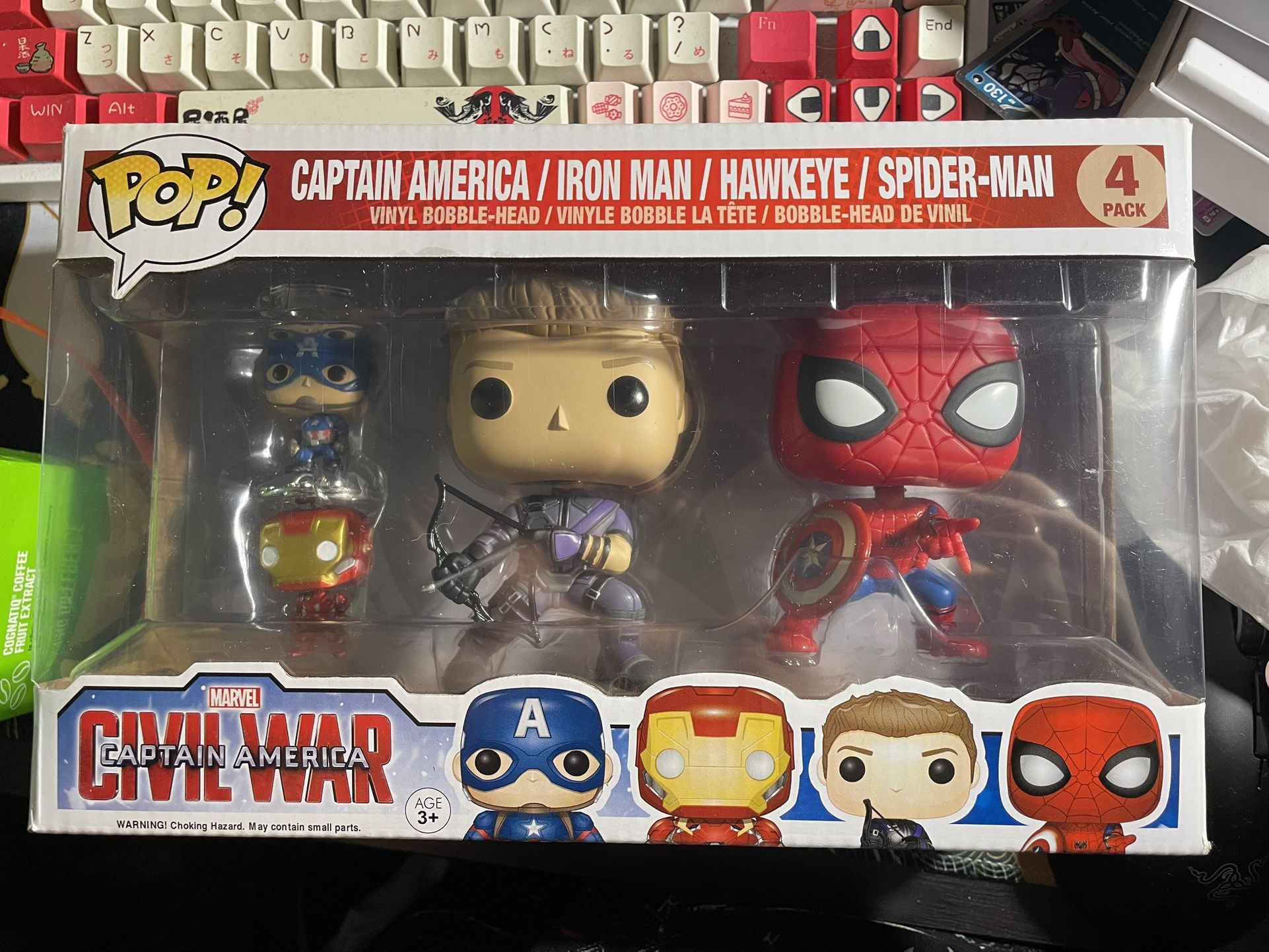 Funko POP Marvel Captain America: Civil War 4 Pack