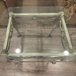 Glass Side Tables Set Of 2