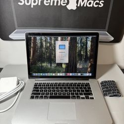 Apple MacBook Pro 15” 16GB RAM 1TB SSD NVME macOS Sequioa 2024