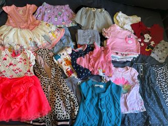 Baby Girl Clothes Bundle – 18–24 Months (38 Pieces, Various Brands)