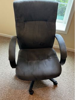 Gray Swede office chair