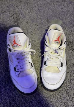 Air Jordan 4 White Cement Sneakers