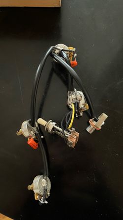 2018 Gibson Memphis ES-330 Original Wiring Harness — Gibson Pots, Orange Drop Caps