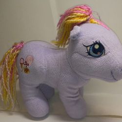 Hasbro My Little Pony Plush Triple Treat 2004 Lilac/Purple Horse