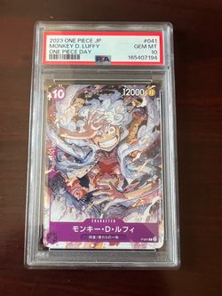 One Piece TCG Monkey D. Luffy P-041 PSA 10 Pokemon card cards slab game