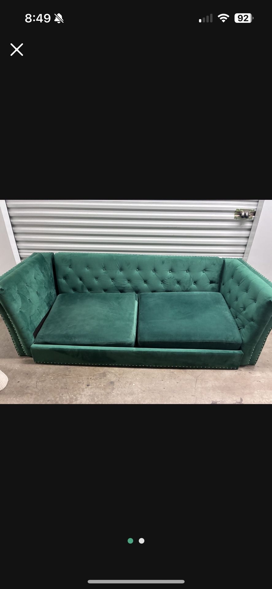 Sofa (2 Seats) Disassembled 