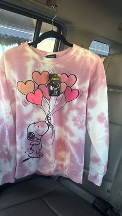 Snoopy tie-dye sweatshirt