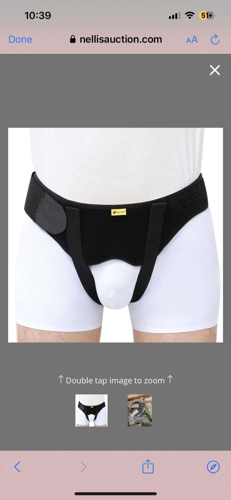 Tenbon Hernia Belt Truss For Single/Double Inguinal Or Sports Hernia, Hernia Support Brace For Men For Women Pain Relief Recovery Strap With 2 Removab