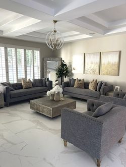 Sofa Couch Set With 2 Sofas 2 Chairs