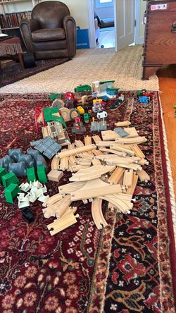Substantial BRIO train set