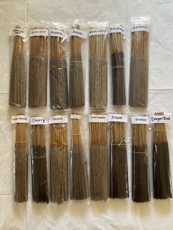 FRESH MADE INCENSE *LETTERS A-D, MORE SCENTS ON MY PAGE*
