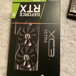 EVGA GeForce RTX 3070 XC3 ULTRA 8GB GDDR6 Graphics Card Serial no in the pic