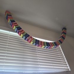 Party Decorations - Rainbow Paper Chains