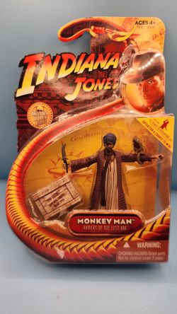 Indiana Jones Raiders of the Lost Ark Monkey Man 3.75" Figure 2008