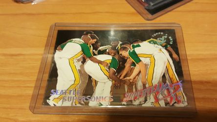 Supersonics Stadium Club Basketball Card
