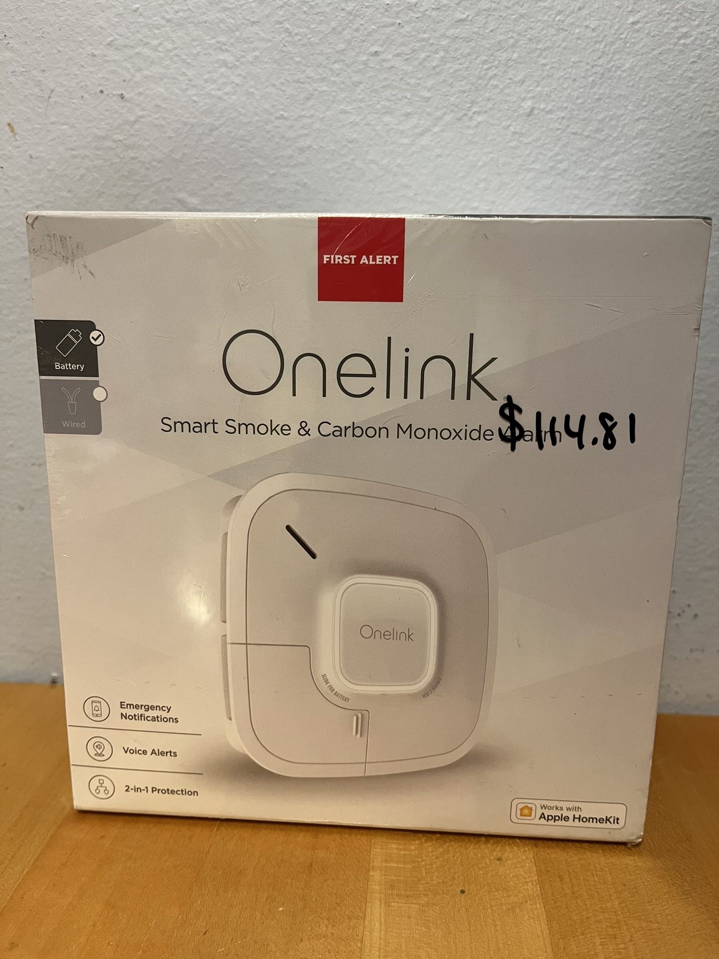 First Alert Smart Combo smome and carbon monoxide detector