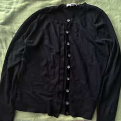 Black Banana Republic button up cardigan 