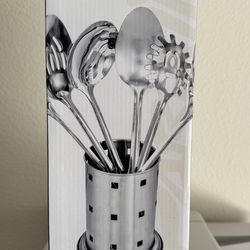 Parini 7 pc Stainless Steel Utensil Set